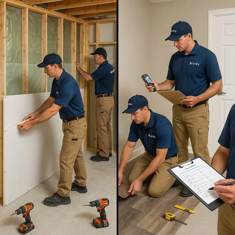 Repairs and Reconstruction process in Belfair, WA